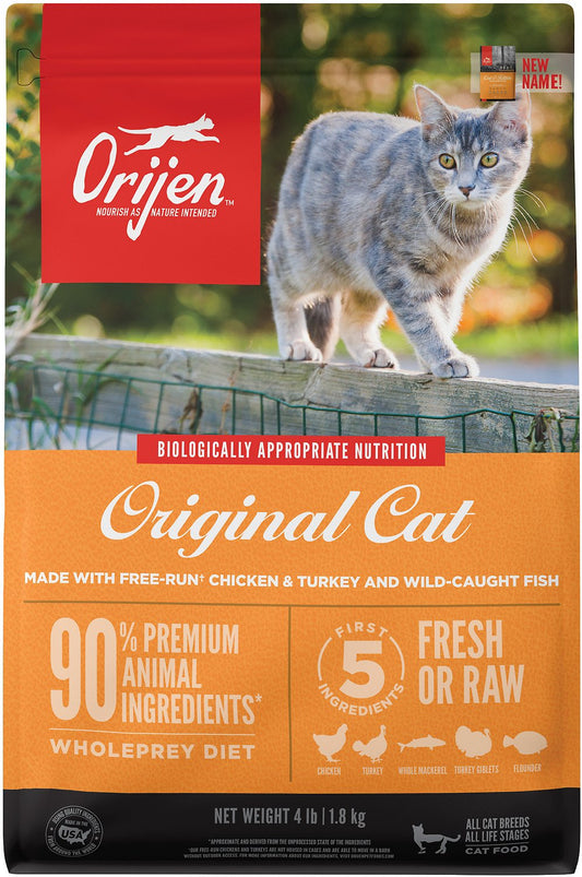 ORIJEN Original Grain-Free Dry Cat Food 4lb