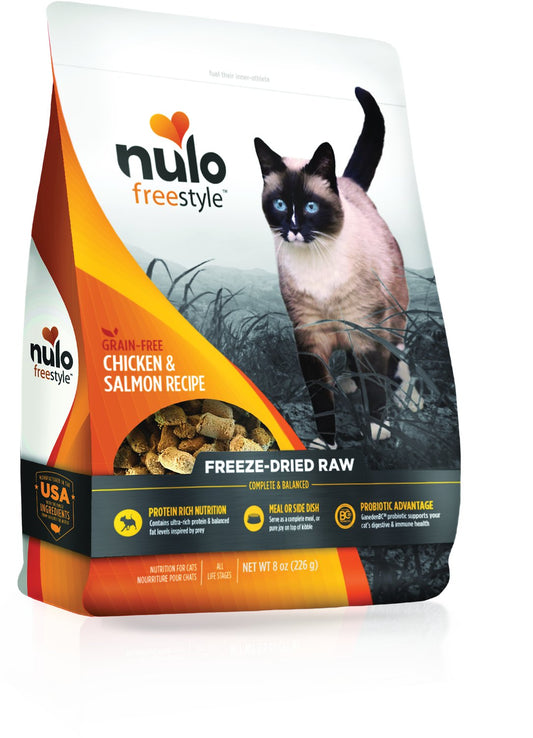 Nulo FreeStyle Chicken & Salmon Recipe Freeze-Dried Raw Cat Food