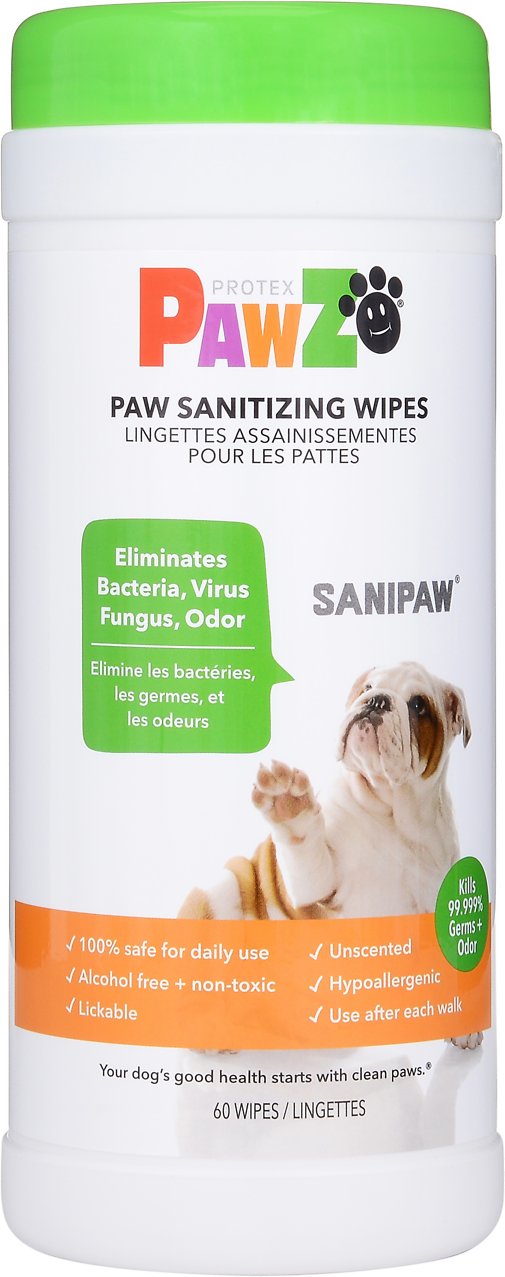 Pawz Sanitizing Dog & Cat Wipes