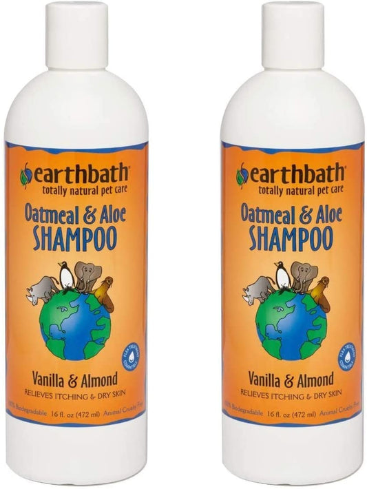 Earthbath Oatmeal & Aloe Dog & Cat Shampoo 16oz bottle