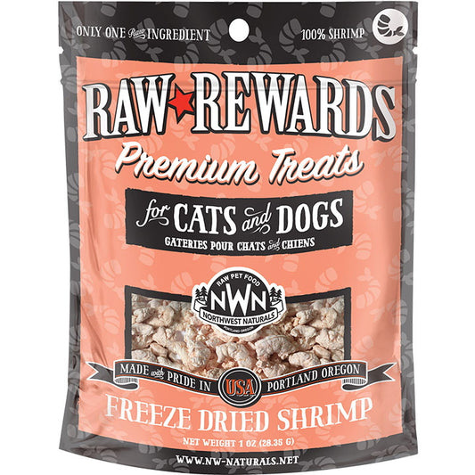 Northwest Naturals Raw Rewards Freeze-Dried Shrimp Dog & Cat Treats